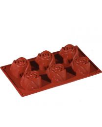 Pavoni 75mm Roses Formaflex Mould