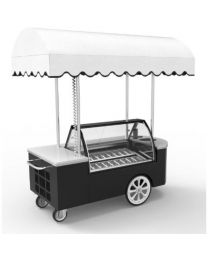 Easybest ICCART12V-BLK Ice-Cream Cart (Black)