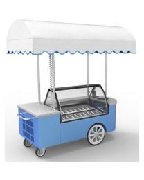 Easybest ICCART12V-BLU Ice-Cream Cart (Blue)