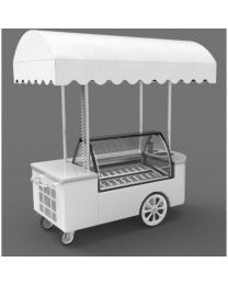 Easybest ICCART12V-WHI Ice-Cream Cart - White (Demo Sales Unit)