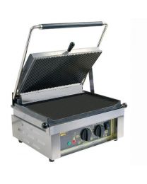Roller Grill PANINI FLAT Contact Grill With Timer Plate: Top & Bottom Flat
