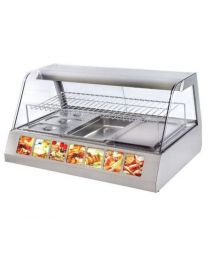 Roller Grill VVC-1200 Two Level Merchandiser Warming Display C/With Lighting Device & Humidity Control