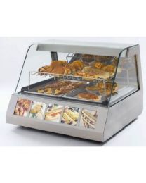 Roller Grill VVC-800 Two Level Merchandiser Warming Display C/W Lighting Device & Humidity Control
