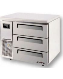 Turbo Air KUF9-3D-3 K-Series Counter Freezer With 3 Drawers