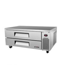 Turbo Air TCBE-52SDR K-Series 52"2 Drawer Chef Base With Caster Wheels