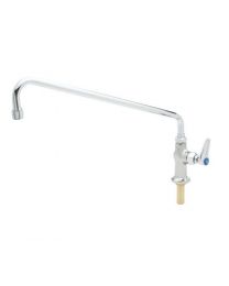 T&S B-0205 Single Pantry Faucet C/With 18" Swing Nozzle & Single Hole Base