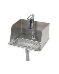 T&S B-1235 Glass Filler Water Station With Splash Guard & Drip Pan