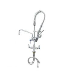 T&S MPY-2DLN-08 Mini Pre-Rinse With Low Flow Spray Valve(B-0107-C), 8" Swing Nozzle,Lever Handle