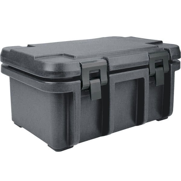 Choice Black Front Loading Insulated Food Pan Carrier - 5 Full-Size Pan Max  Capacity