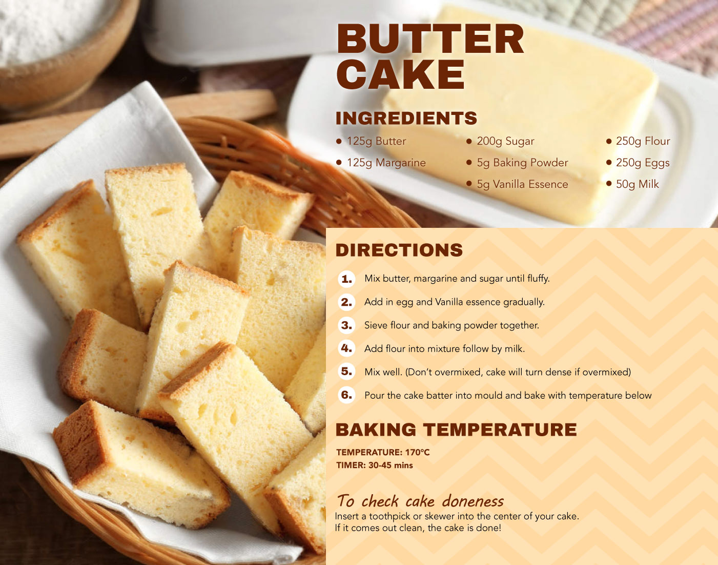 F&B Equipment - Butter Cake Recipe