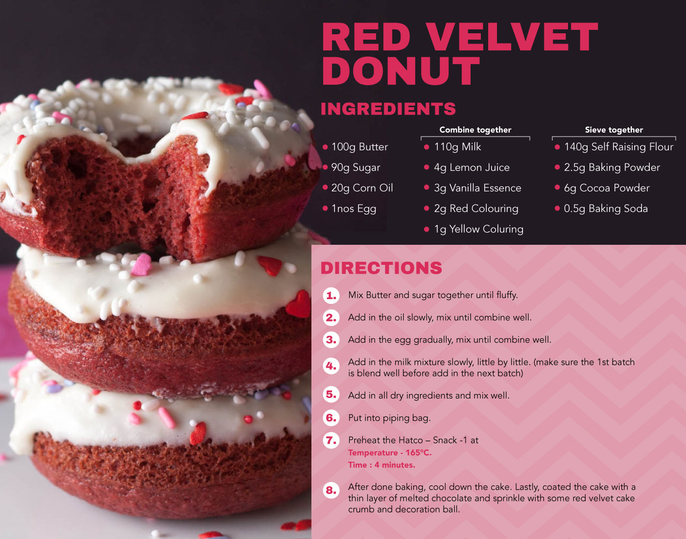 F&B Equipment  - Red Velvet Donuts