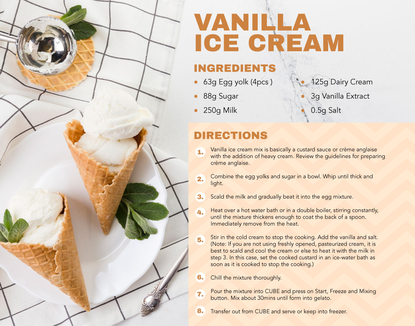 F&B Equipment - Vanilla Ice Cream Recipe