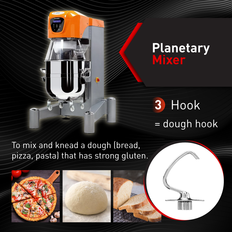 Planetary Mixer - Dough Hook