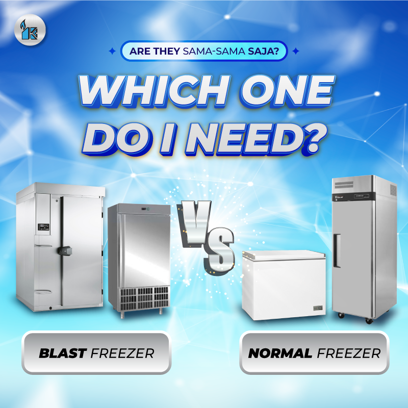 Blast Freezer vs Normal Freezer
